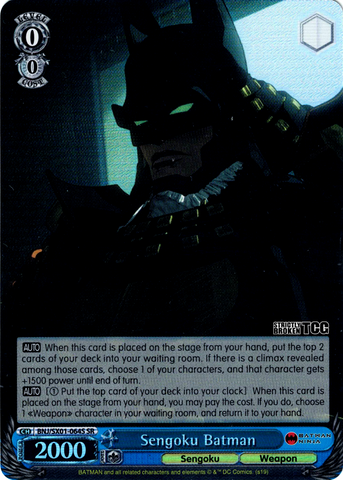 BNJ/SX01-064S Sengoku Batman (Foil) - Batman Ninja English Weiss Schwarz Trading Card Game