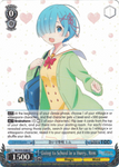 RZ/S55-E064 Going to School in a Hurry, Rem - Re:ZERO -Starting Life in Another World- Vol.2 English Weiss Schwarz Trading Card Game