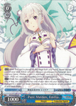 RZ/S46-E064 Pure Maiden, Emilia - Re:ZERO -Starting Life in Another World- Vol. 1 English Weiss Schwarz Trading Card Game