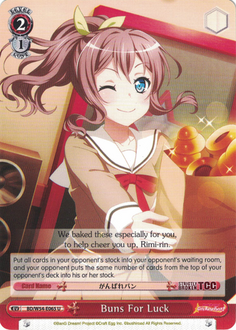 BD/W54-E065 Buns For Luck - Bang Dream Girls Band Party! Vol.1 English Weiss Schwarz Trading Card Game