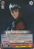 FS/S34-E065 A Bowman's Speciality, Archer - Fate/Stay Night Unlimited Bladeworks Vol.1 English Weiss Schwarz Trading Card Game