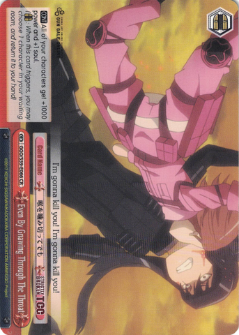 GGO/S59-E066 Even By Gnawing Through The Throat - SAO Alternative – Gun Gale Online – English Weiss Schwarz Trading Card Game