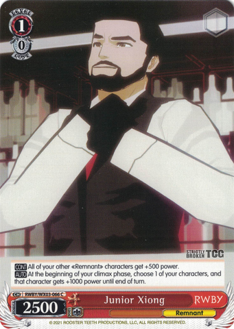 RWBY/WX03-066 Junior Xiong - RWBY English Weiss Schwarz Trading Card Game