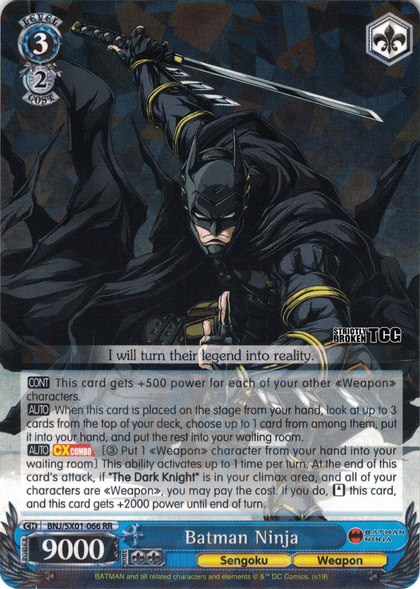 BNJ/SX01-066 Batman Ninja - Batman Ninja English Weiss Schwarz Trading Card Game