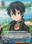 SAO/S26-E067 Kirito's Married Life - Sword Art Online Vol.2 English Weiss Schwarz Trading Card Game