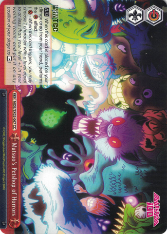 MOB/SX02-067 Matsuo's Petshop of Horrors - Mob Psycho 100 English Weiss Schwarz Trading Card Game