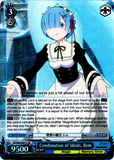 RZ/S68-E067S Combination of Ideals, Rem (Foil) - Re:ZERO -Starting Life in Another World- Memory Snow English Weiss Schwarz Trading Card Game