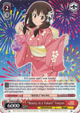 KS/W76-E068 "Beauty in a Yukata" Yunyun - KONOSUBA -God’s blessing on this wonderful world! Legend of Crimson English Weiss Schwarz Trading Card Game