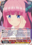 5HY/W83-E068 At That Age, Nino Nakano - The Quintessential Quintuplets English Weiss Schwarz Trading Card Game