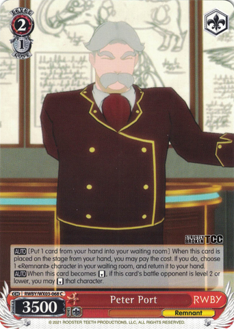 RWBY/WX03-068 Peter Port - RWBY English Weiss Schwarz Trading Card Game