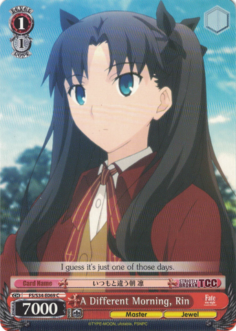 FS/S34-E069 A Different Morning, Rin - Fate/Stay Night Unlimited Bladeworks Vol.1 English Weiss Schwarz Trading Card Game