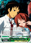 SY/WE09-E06 Time Travel, Kyon & Mikuru (Foil) - The Melancholy of Haruhi Suzumiya Extra Booster English Weiss Schwarz Trading Card Game