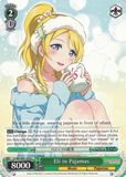 LL/EN-W01-070 Eli in Pajamas - Love Live! DX English Weiss Schwarz Trading Card Game