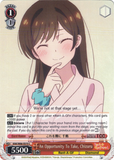 KNK/W86-E070 An Opportunity To Take, Chizuru - Rent-A-Girlfriend Weiss Schwarz English Trading Card Game