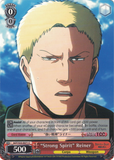 AOT/S35-E071 "Strong Spirit" Reiner - Attack On Titan Vol.1 English Weiss Schwarz Trading Card Game