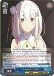 RZ/S46-E071 Stunned, Emilia - Re:ZERO -Starting Life in Another World- Vol. 1 English Weiss Schwarz Trading Card Game