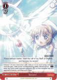 CCS/WX01-072 Secure! - Cardcaptor Sakura English Weiss Schwarz Trading Card Game
