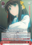 SY/W08-E072 I'm Not Interested in Ordinary Humans - The Melancholy of Haruhi Suzumiya English Weiss Schwarz Trading Card Game