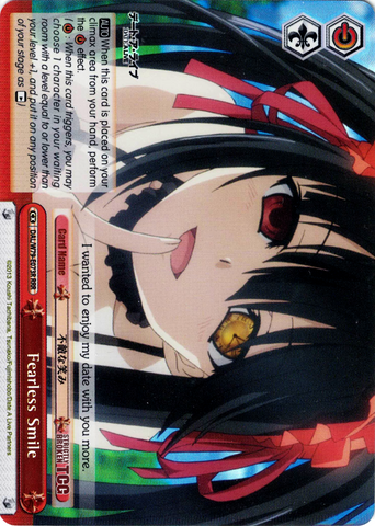 DAL/W79-E073R Fearless Smile (Foil) - Date A Live English Weiss Schwarz Trading Card Game