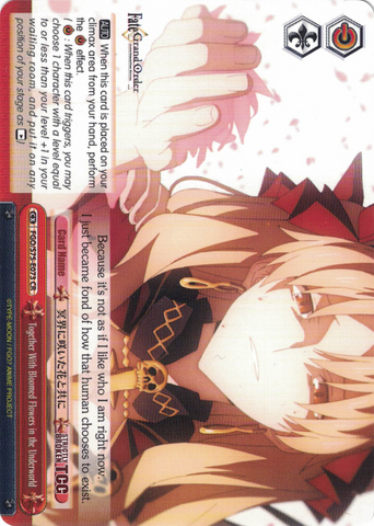 FGO/S75-E073 Together With Bloomed Flowers in the Underworld - Fate/Grand Order Absolute Demonic Front: Babylonia English Weiss Schwarz Trading Card Game