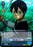 SAO/S65-E073S Repayment for Lunch, Kirito (Foil) - Sword Art Online -Alicization- Vol. 1 English Weiss Schwarz Trading Card Game