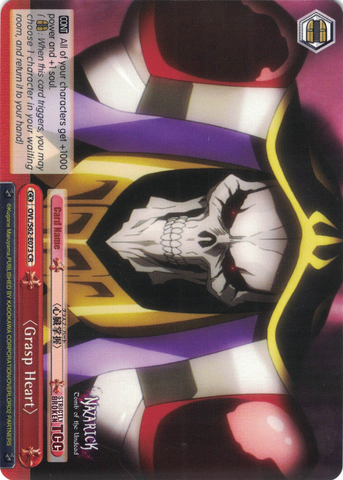 OVL/S62-E073 〈Grasp Heart〉- Nazarick: Tomb of the Undead English Weiss Schwarz Trading Card Game