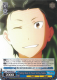RZ/S46-E073 Talking About the Future Smiling, Subaru - Re:ZERO -Starting Life in Another World- Vol. 1 English Weiss Schwarz Trading Card Game