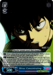 MOB/SX02-073S Ritsu: Concentrating (Foil) - Mob Psycho 100 English Weiss Schwarz Trading Card Game