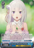 RZ/S55-E073 Second Morning Emilia - Re:ZERO -Starting Life in Another World- Vol.2 English Weiss Schwarz Trading Card Game