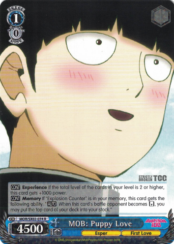 MOB/SX02-074 MOB: Puppy Love - Mob Psycho 100 English Weiss Schwarz Trading Card Game