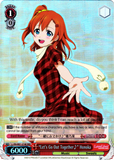 LL/EN-W01-074R "Let's Go Out Together♪" Honoka (Foil) - Love Live! DX English Weiss Schwarz Trading Card Game