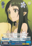SAO/S26-E074 Yui's Simple Answer - Sword Art Online Vol.2 English Weiss Schwarz Trading Card Game