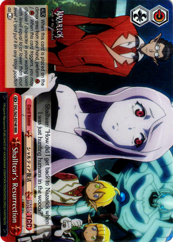 OVL/S62-E074R Shalltear's Resurrection (Foil) - Nazarick: Tomb of the Undead English Weiss Schwarz Trading Card Game