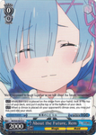 RZ/S55-E074 About the Future, Rem - Re:ZERO -Starting Life in Another World- Vol.2 English Weiss Schwarz Trading Card Game