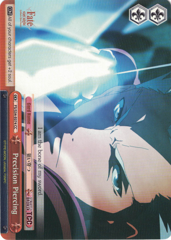 FS/S34-E074 Precision Piercing - Fate/Stay Night Unlimited Bladeworks Vol.1 English Weiss Schwarz Trading Card Game