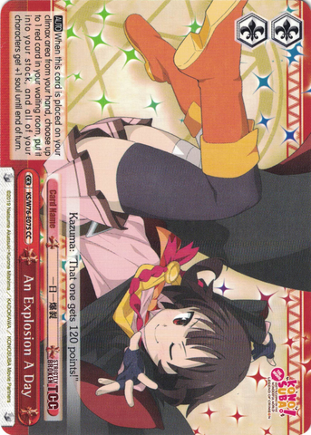 KS/W76-E075 An Explosion A Day - KONOSUBA -God’s blessing on this wonderful world! Legend of Crimson English Weiss Schwarz Trading Card Game