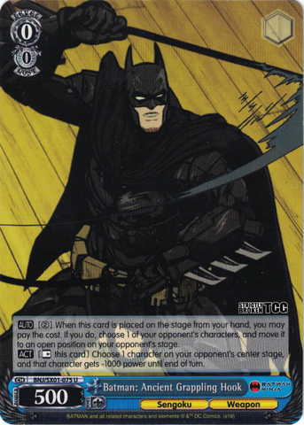 BNJ/SX01-075 Batman: Ancient Grappling Hook - Batman Ninja English Weiss Schwarz Trading Card Game