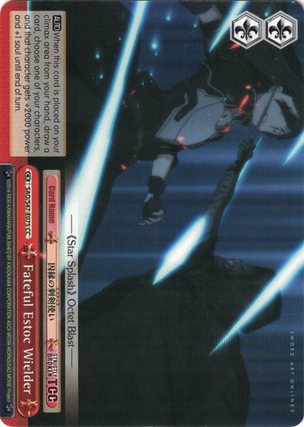 SAO/S47-E075 Fateful Estoc Wielder - Sword Art Online Re: Edit English Weiss Schwarz Trading Card Game