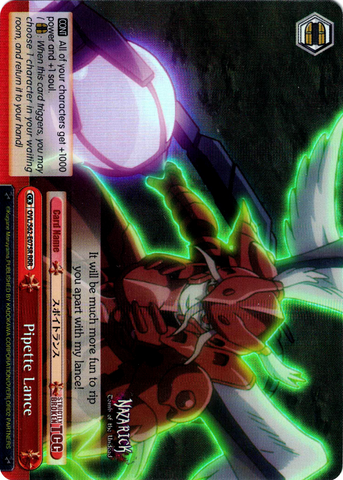 OVL/S62-E075R Pipette Lance (Foil) - Nazarick: Tomb of the Undead English Weiss Schwarz Trading Card Game