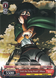 AOT/S50-E075 "Until the Dying Breath" Mikasa - Attack On Titan Vol.2 English Weiss Schwarz Trading Card Game