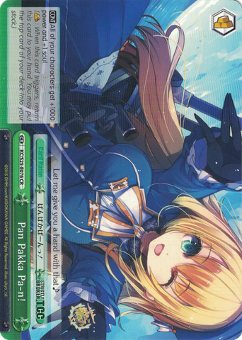 KC/S25-E076 Pan Pakka Pa-n! - Kancolle English Weiss Schwarz Trading Card Game