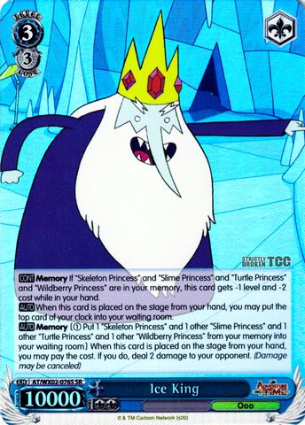 AT/WX02-076S Ice King (Foil) - Adventure Time English Weiss Schwarz Trading Card Game