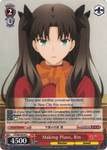 FS/S64-E076 Making Plans, Rin - Fate/Stay Night Heaven's Feel Vol.1 English Weiss Schwarz Trading Card Game