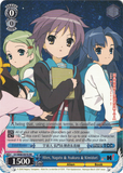 SY/W08-E076 Alien, Nagato & Asakura & Kimidori - The Melancholy of Haruhi Suzumiya English Weiss Schwarz Trading Card Game