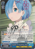RZ/S55-E077 Capable of Anything, Rem - Re:ZERO -Starting Life in Another World- Vol.2 English Weiss Schwarz Trading Card Game