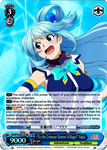 KS/W76-E077S "To the Crimson Demon Village!" Aqua (Foil) - KONOSUBA -God’s blessing on this wonderful world! Legend of Crimson English Weiss Schwarz Trading Card Game