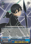SAO/S20-E077 《Black Swordsman》 Kirito - Sword Art Online English Weiss Schwarz Trading Card Game