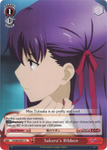 FS/S64-E077 Sakura's Ribbon - Fate/Stay Night Heaven's Feel Vol.1 English Weiss Schwarz Trading Card Game