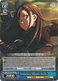 SAO/S47-E077 Temporary Alliance, Kirito - Sword Art Online Re: Edit English Weiss Schwarz Trading Card Game