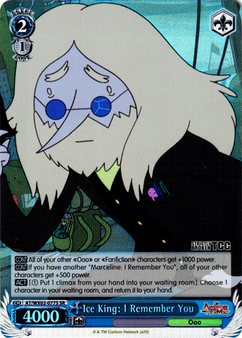 AT/WX02-077S Ice King: I Remember You (Foil) - Adventure Time English Weiss Schwarz Trading Card Game